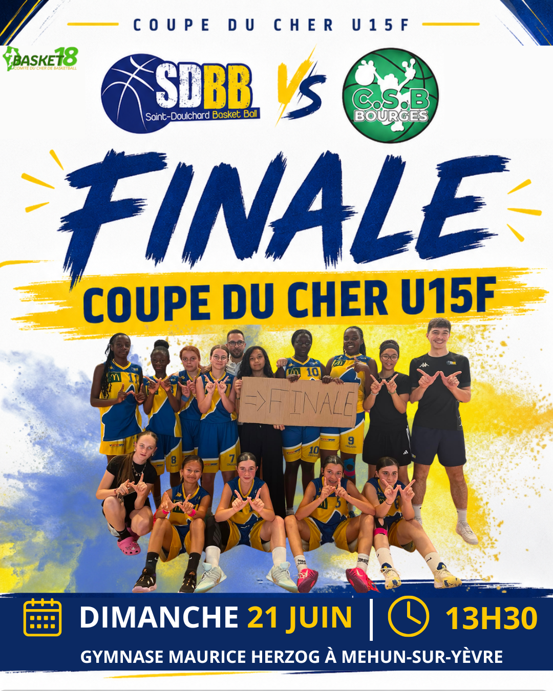 Finale coupe du cher